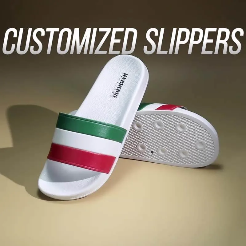 Wholesale Print PVC Sublimation Slippers Blanks Designer Sliders