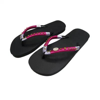 Neueste Design Damen Indoor Soft Slides Bequeme EVA Badezimmer Hausschuhe Custom Beach Flip Flops Damen